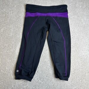 Women's Lululemon Size 6 Run‎ Cropped Leggings Athletic Gym